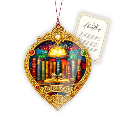 Funny Christmas Book Ornament 2025