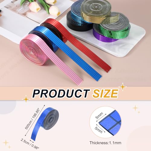 5x5mm Self Adhesive Mirrors Mosaic Tiles (5000 unidad)
