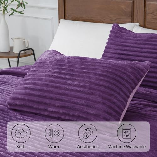 Fleece California King Comforter Set