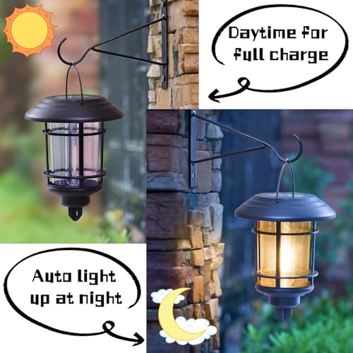 2 Pack Solar Lanterns Outdoor (2 Count)