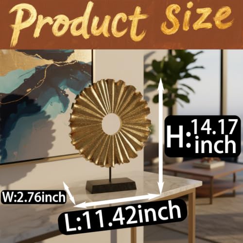 Modern Abstract Round Decorative Sculpture