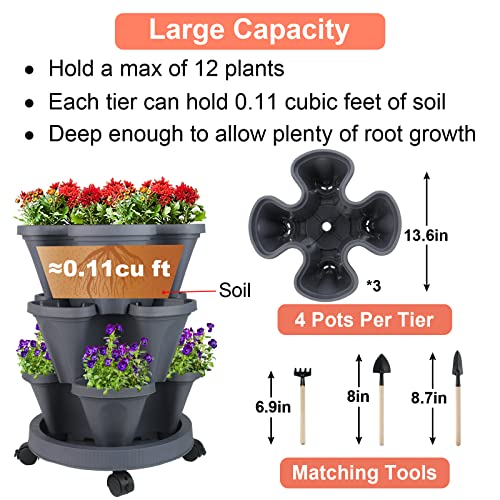 Vertical Planter Tower (2 Count)