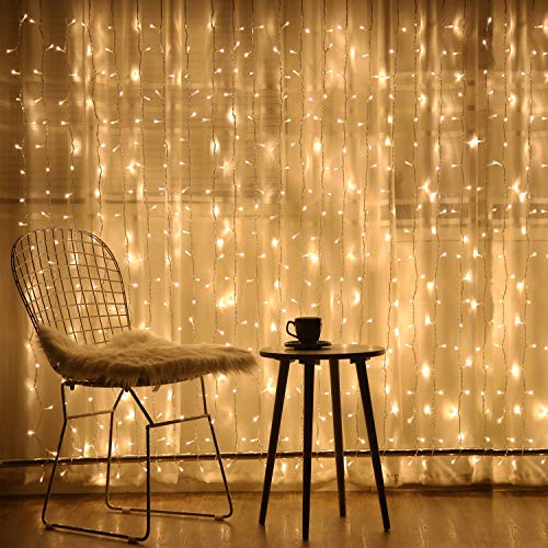 6.6x6.6 Ft Curtain Lights