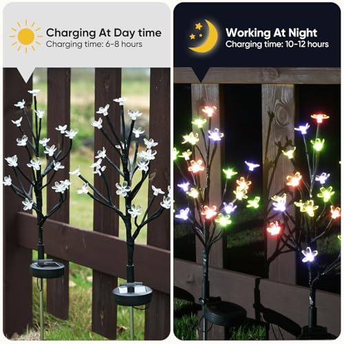 6 Pack Solar Lights Outdoor Waterproof (6 Count)