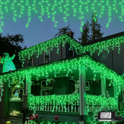 33ft 400 LED Icicle Lights for Outside (33 Foot)