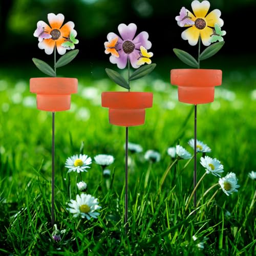Metal Garden Stakes Decor (3 Count)