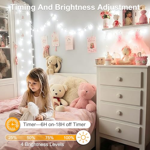196 FT 600LED Christmas Lights Plug in