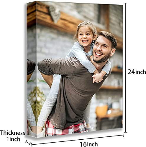 Custom Canvas Prints with Your Photos 16"x24" Wall Art