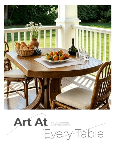 Pale Beige Placemats Set of 8 (8 Count)