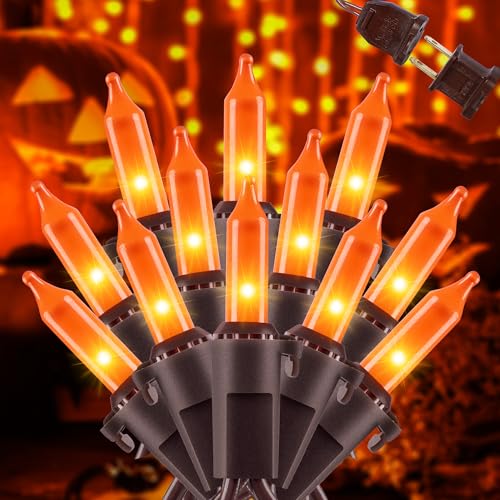 Orange Halloween Lights (50 Count)