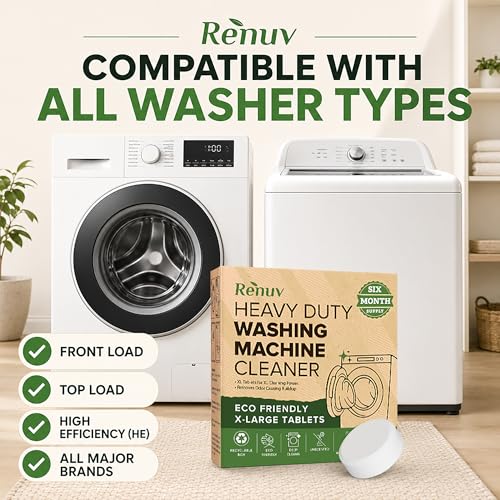 Washing Machine Cleaner + Dishwasher Cleaner Bundle (18 Count)