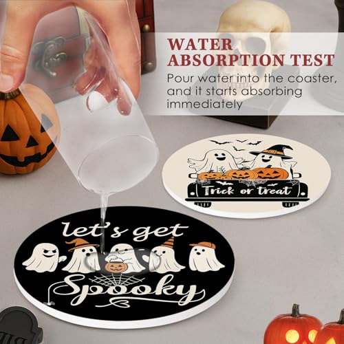 Halloween Coasters for Drinks (6 Count)