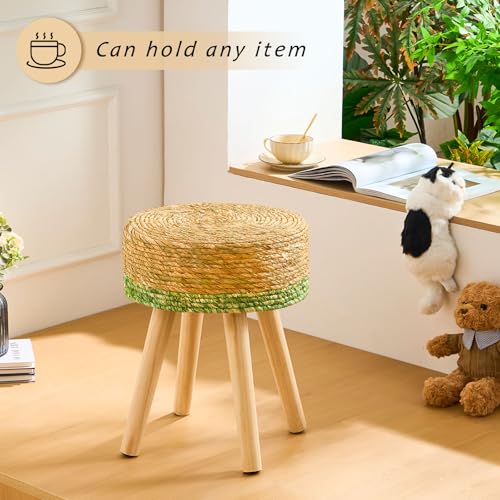Handwoven Outdoor Ottoman