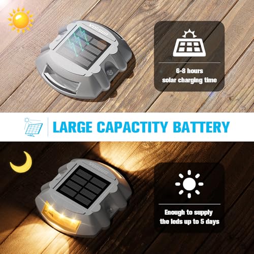 Solar Deck Driveway Dock Lights