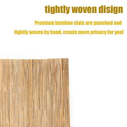Natural Bamboo Slat Screening (84.5 Sq Ft)