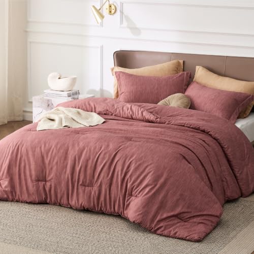 Pink Clay Full Size Comforter Set