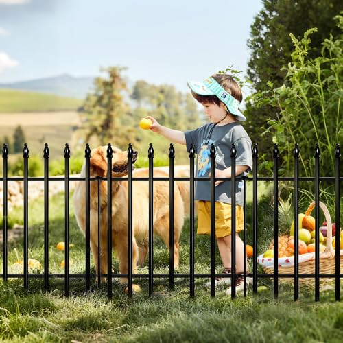 24" H x 24" W Decorative Metal Garden Fence (36 Sq Ft)