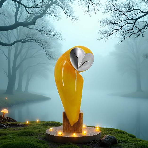 15 Inch Owl Statue