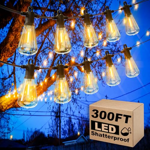 Outdoor String Lights Waterproof (300 Foot)