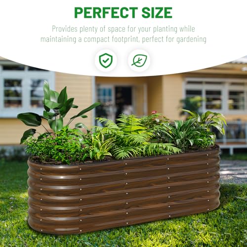 Galvanized Steel Raised Garden Bed Kit