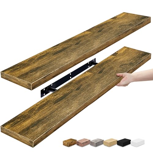 Floating Shelves for Wall Storage (2 Count)