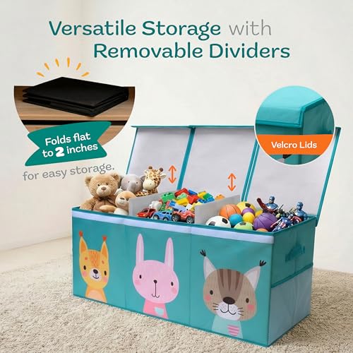 Extra Large Toy Storage Organizer with Lid