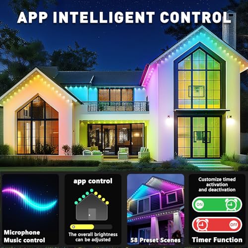 100FT Permanent Outdoor Lights