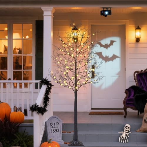 6FT Lighted Willow Tree with 120 Warm LED Lights