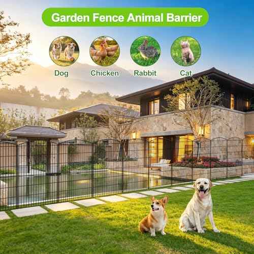Decorative Garden Fence 12 Panels 26ft