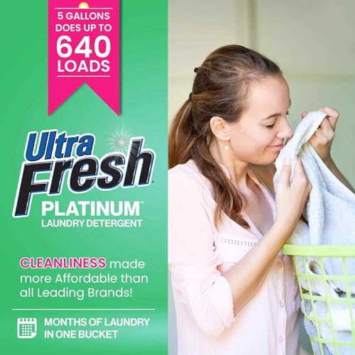 3X Platinum Liquid Laundry Detergent with Fabric Softener (640 Fl Oz)