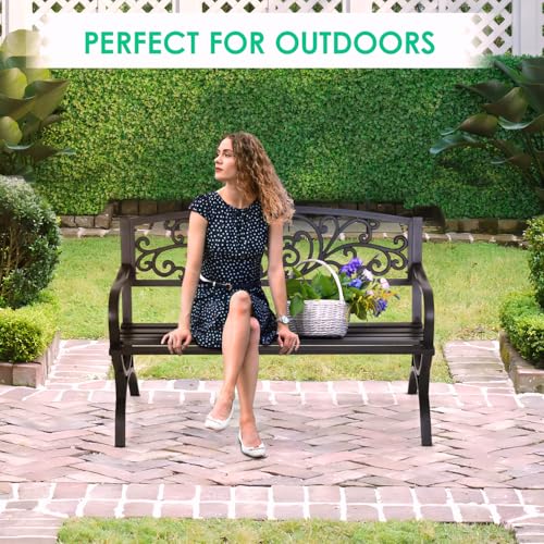 50" Outdoor Garden Bench