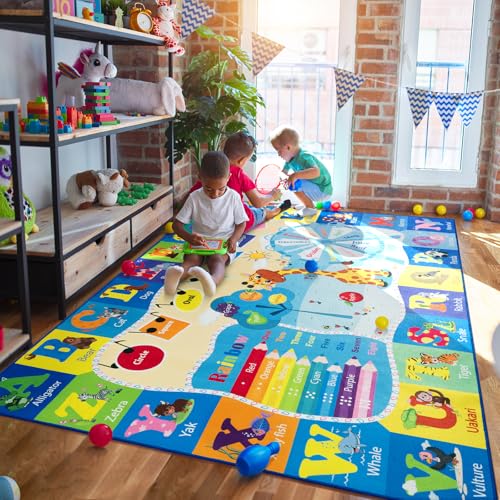 BENRON 6x9 Playroom Rug for Kids Washable