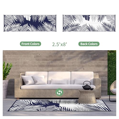 Outdoor Rug Waterproof Plastic Runner Rugs (20 Sq Ft)