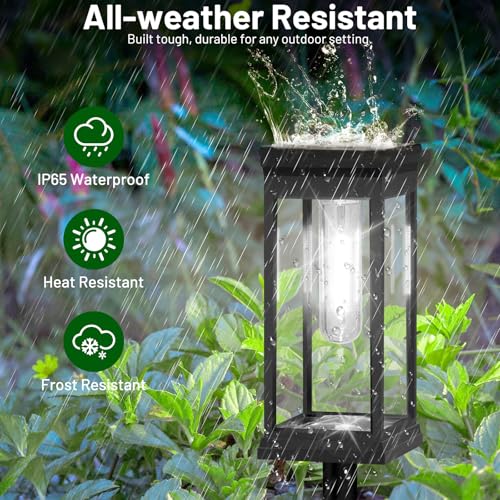 8 Pack Solar Pathway Lights Outdoor (8 Count)