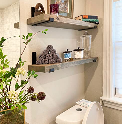 Rustic Shelves with J