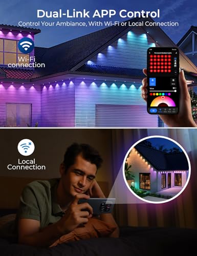 Permanent Outdoor Lights 150ft (150 Foot)