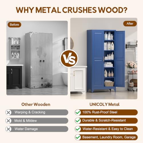 75" Kitchen Pantry Cabinet