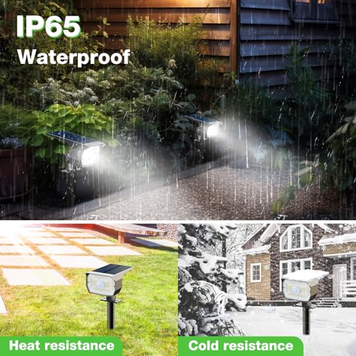 Solar Lights Outdoor Waterproof (4 Count)