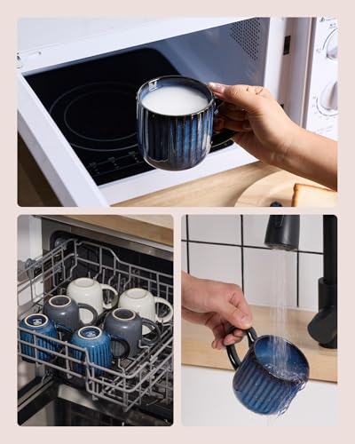 Coffee Mugs Set of 6 (6 Count)