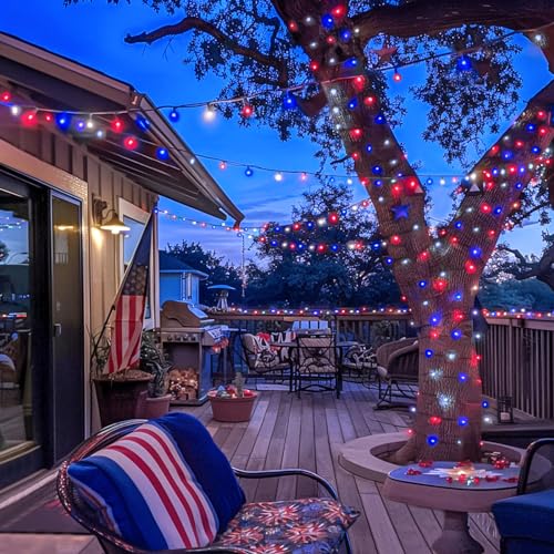 2 Pack Solar String Lights (66 Foot)