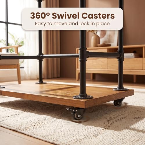 Industrial Pipe Bar Carts