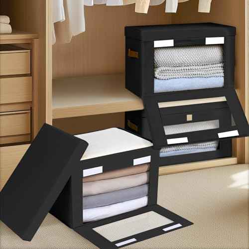 Large Closet Storage Bins (5 Count)
