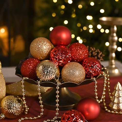 50ct Christmas Tree Decorations Ball Ornaments 2 Inches (50 Count)