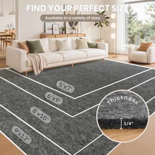 Felt and Rubber Backing Rug Pad 6x9