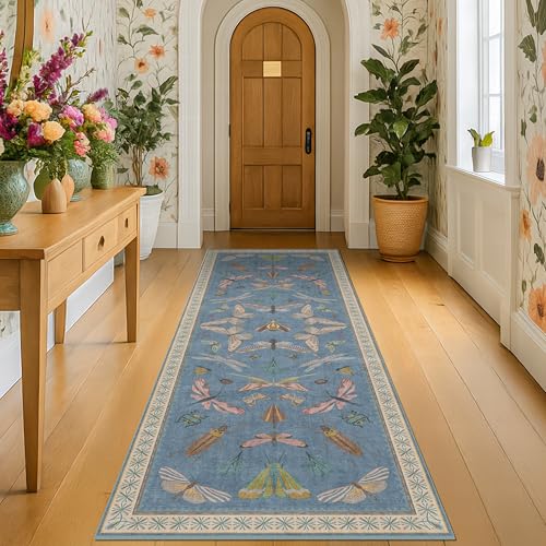 Boho Non Slip Kitchen Rug Runner (10 Sq Ft)