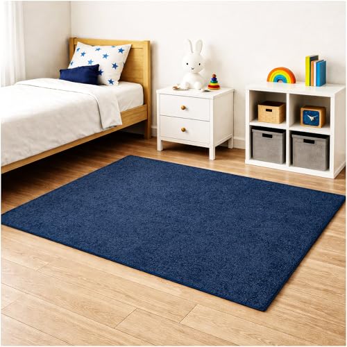 Soft & Colorful 8' Round Kids Classroom Area Rug