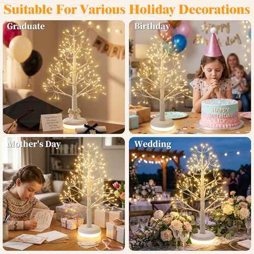Small Christmas Tree with 136 Lights (2 Count)