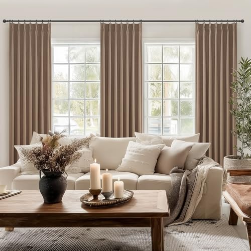 Primitive Curtain 108 Inch Long 2 Panels Burg (2 Count)