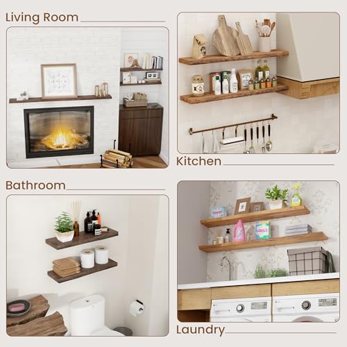 Floating Shelves for Wall (2 Count)