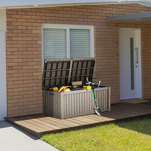 180 Gallon Resin Outdoor Storage Box